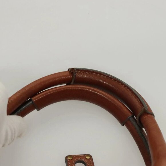 Chloe Paddington Shoulder Bag Leather Brown Gold Auth ep8587 - Picture 9 of 16